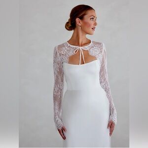 Park & Fifth Miller Lace Topper Coverlet for Dresses